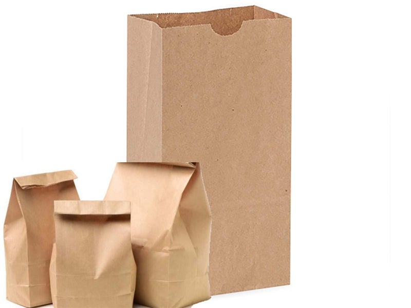 Pizety 5 lb Brown Kraft Paper Bags â€“ 500 Pack Brown Paper Lunch Bags, Recyclable Sacks for Sandwiches, Snacks, Grocery, Crafts, Parties & Bulk Use - Image 4